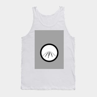 black circles and lines Tank Top